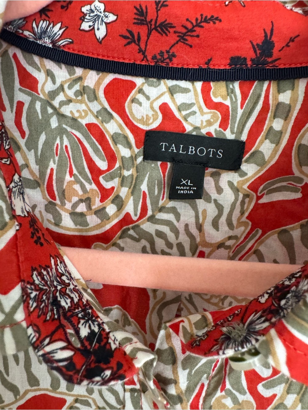 Talbots blouse size XL - Picture 3 of 4
